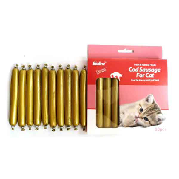 سوسیس-گربه-با-طعم-ماهی-Bioline